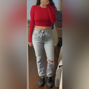 Aritzia Agolde premium high rise jean